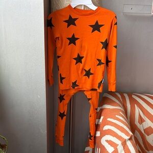 nununu Vibrant Orange Star Pajama/ lounge wear Set